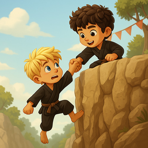 Ein Erwachsener liest gemeinsam mit einem Kind ein Buch.